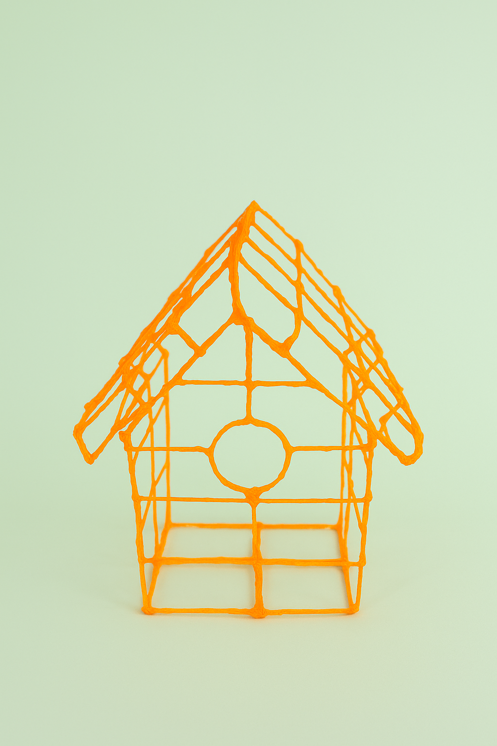 Vogelhuisje | Neon Oranje