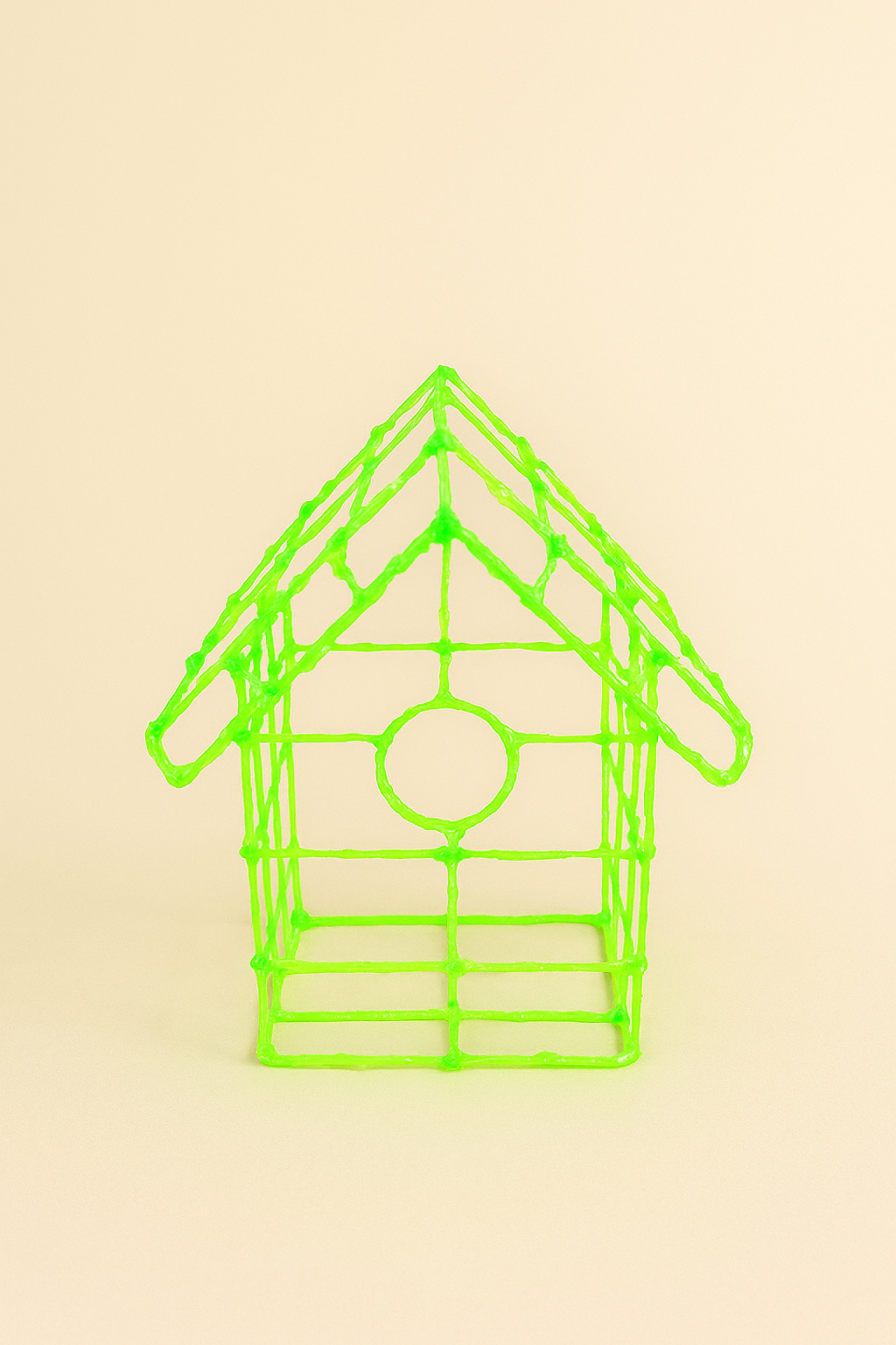 Vogelhuisje | neon groen