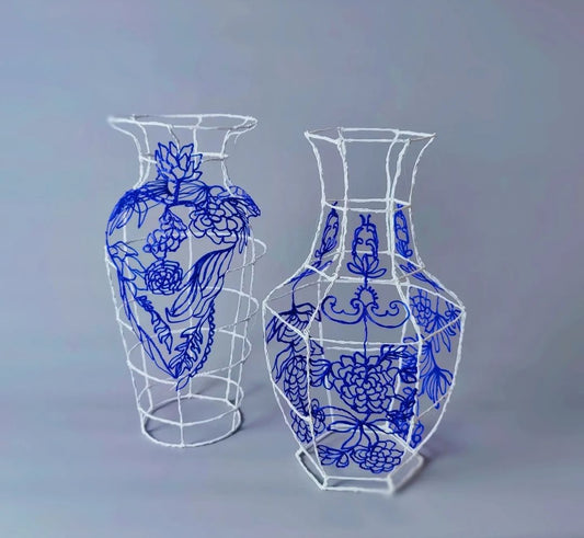 SET OF 2 |  VASE - DELFTS BLAUW | NEW COLLECTION