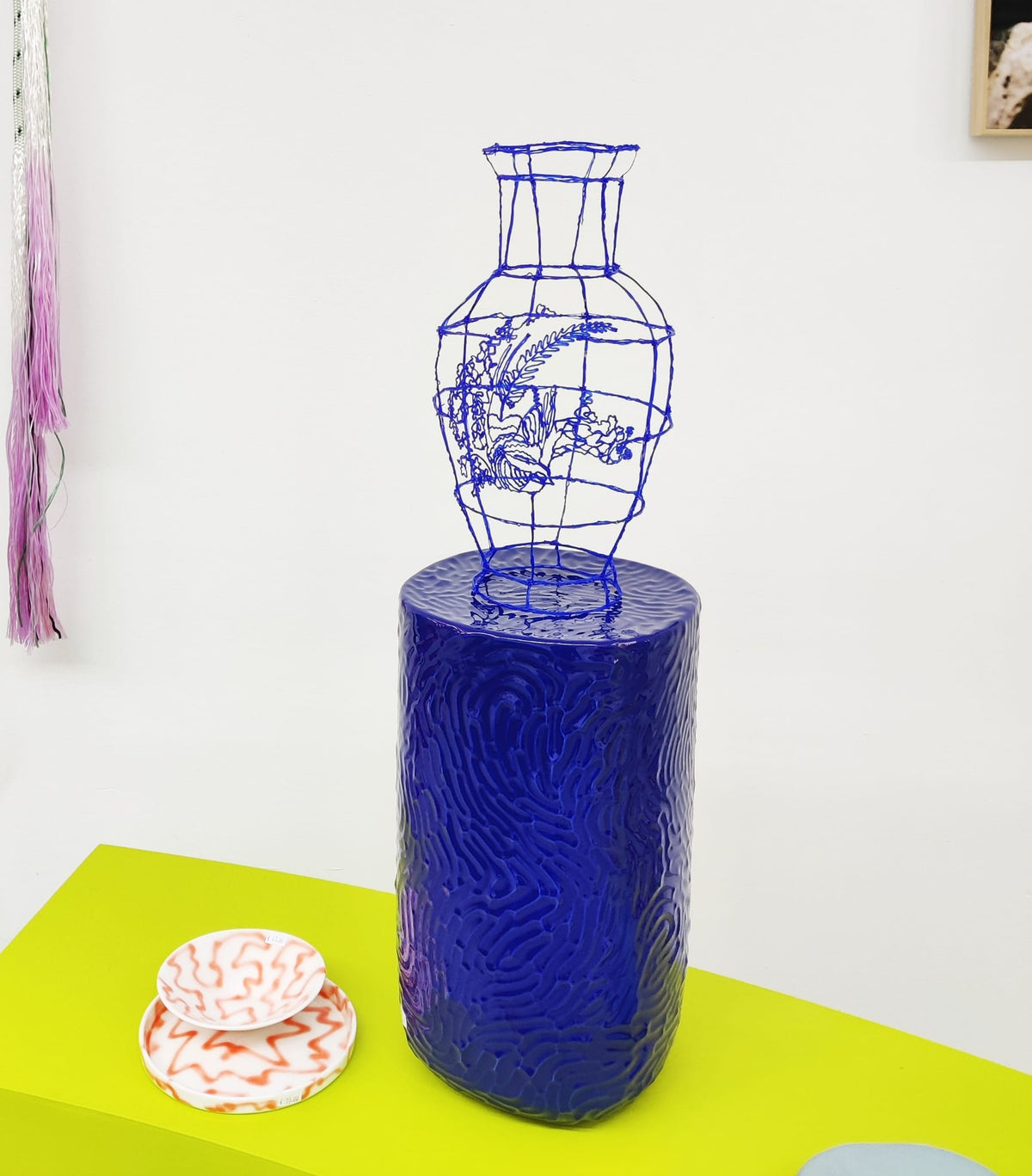Sculptural Flower Vase – Blue | Last Pieces Available ✨
