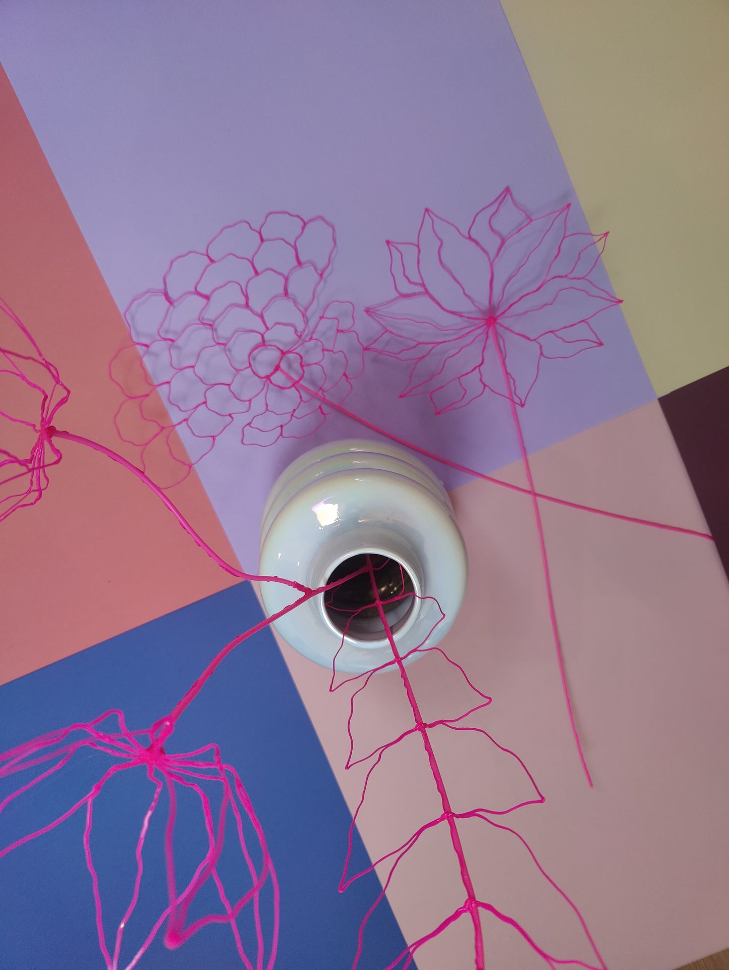 Sculpturale Bloem – Fel Roze