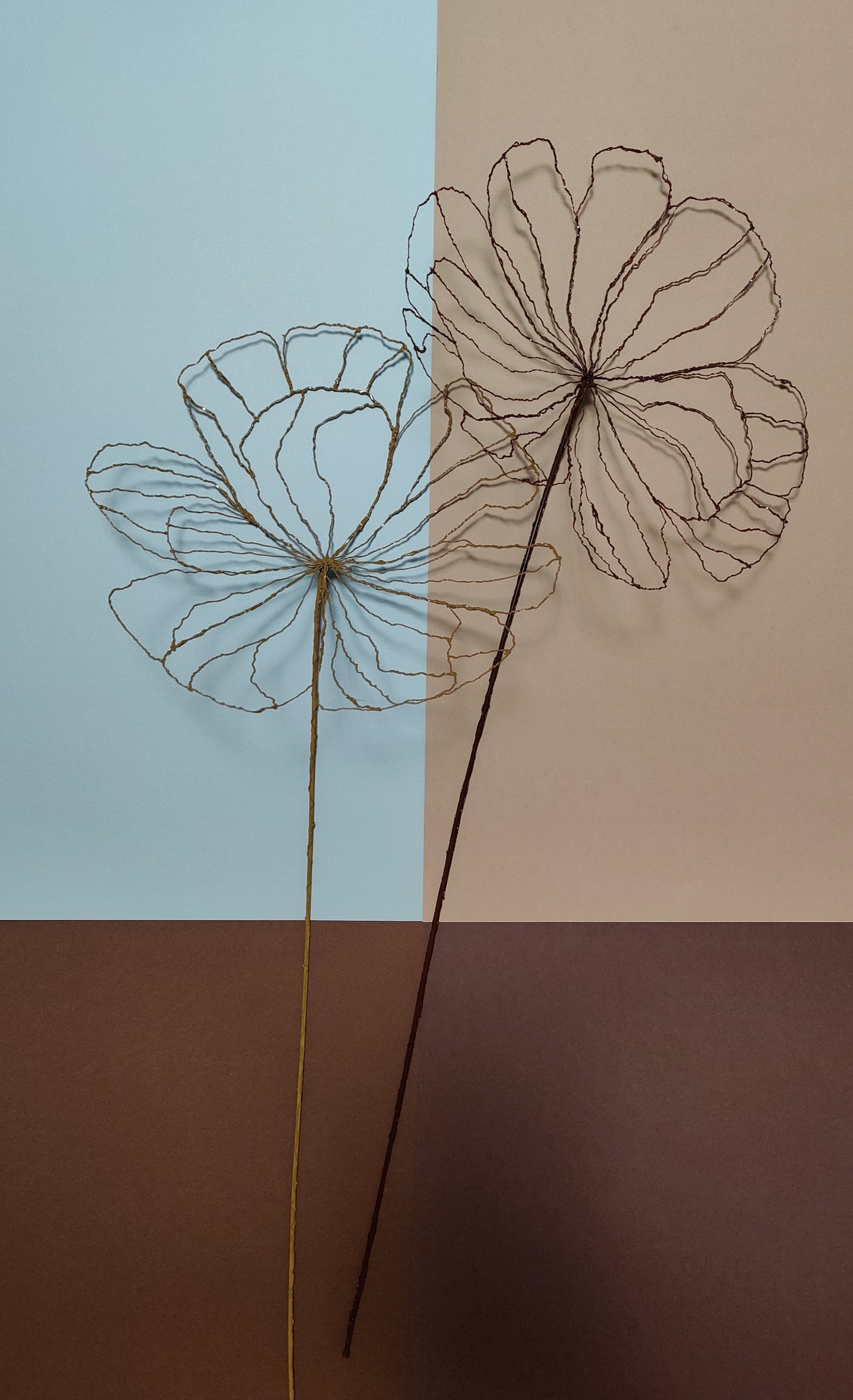 Vtwonen - flower set brown/camel