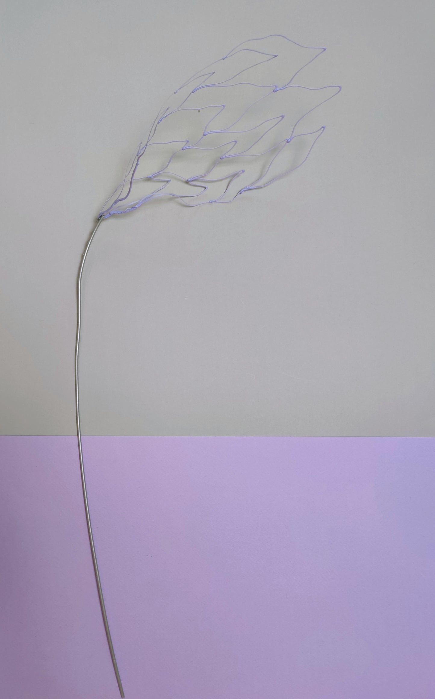 Sculpturale Bloemen – Pastel zilver | Only 4 pieces available ✨