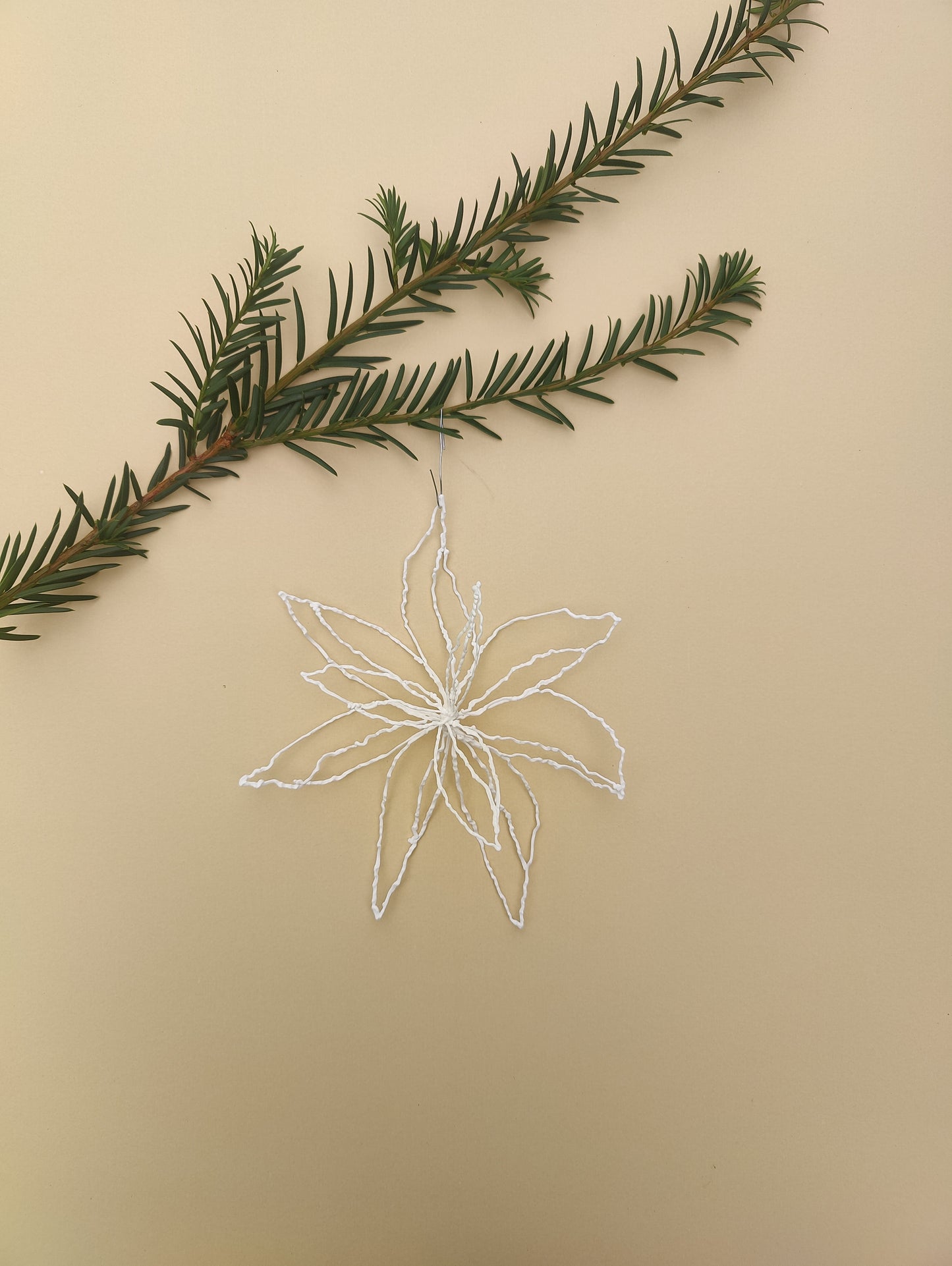 Christmas tree ornaments nr1 SET 5X- White