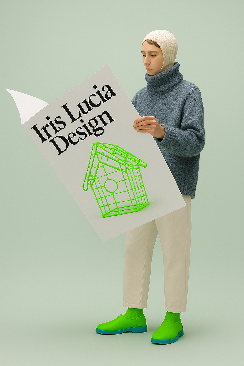 Vogelhuisje | neon groen