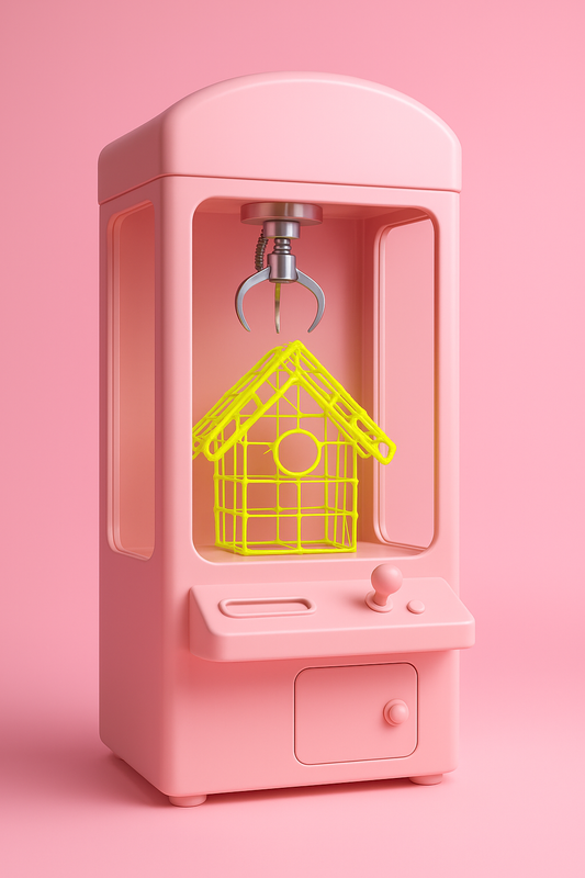 Vogelhuisje | Neon geel