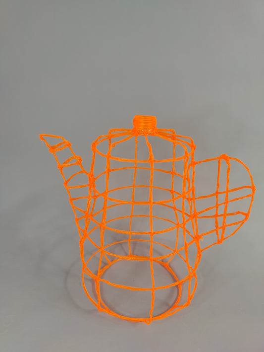 Teapot | Neon orange
