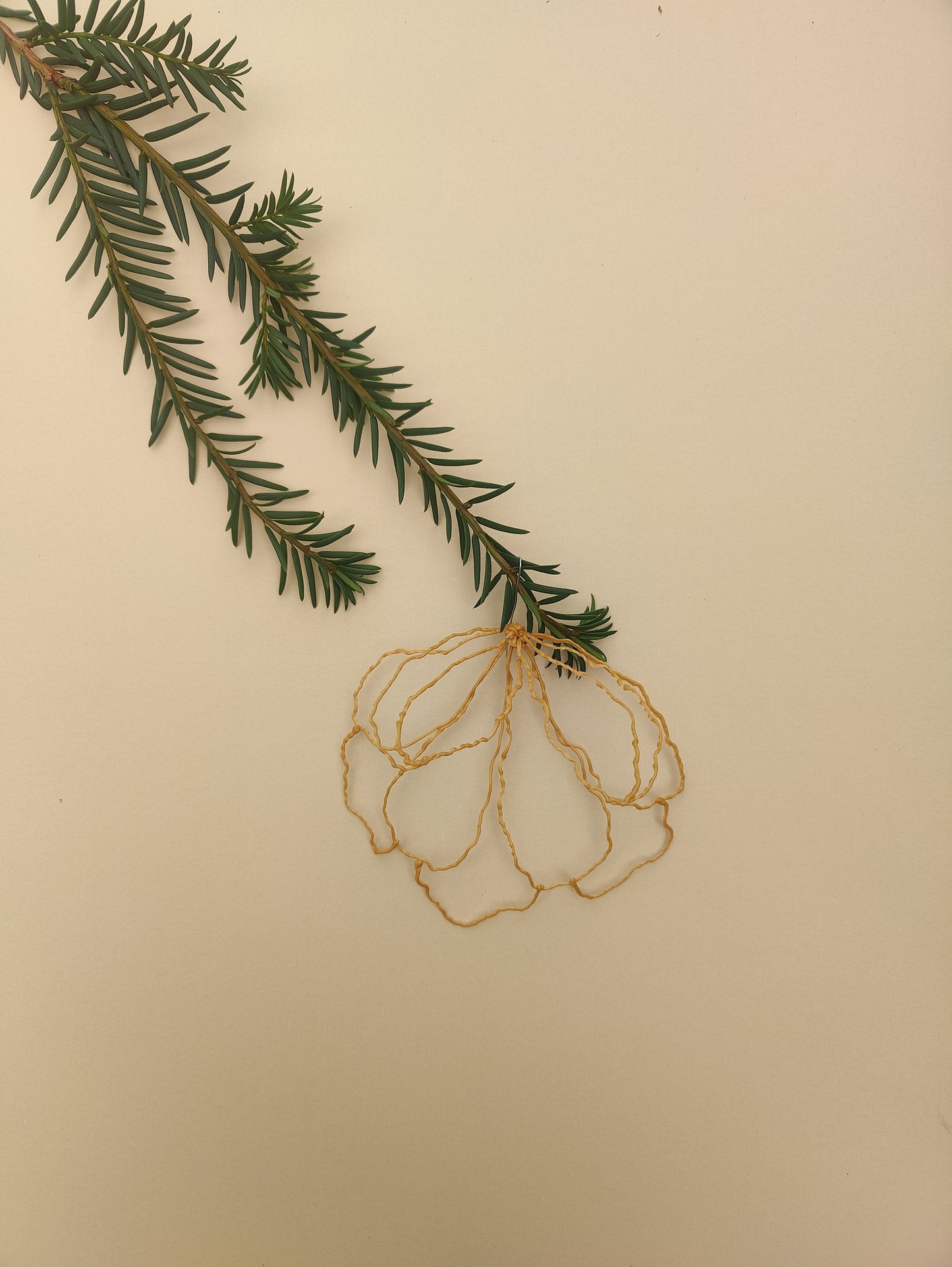 Christmas tree ornaments nr2 SET5X- beige