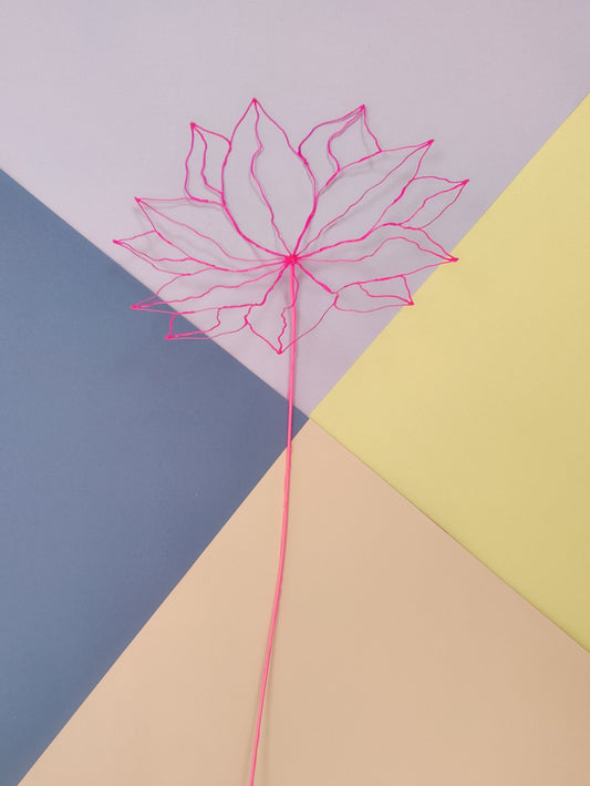 Flower - neon pink