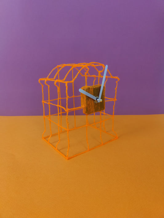 Clock S - Orange