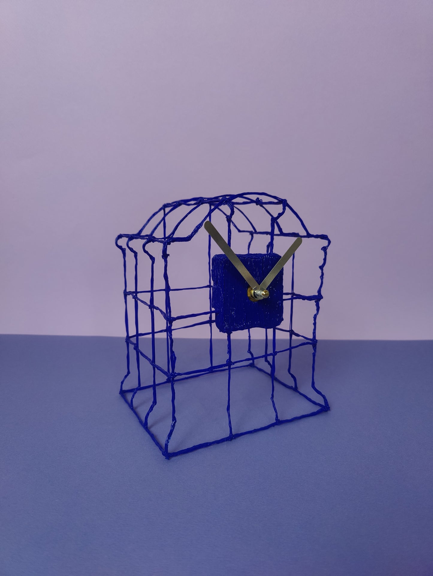 3 mei 10:00 uur online Clock S - blue