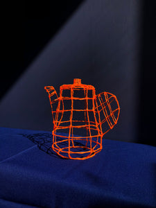 SHOWUP | Teapot | Neon orange
